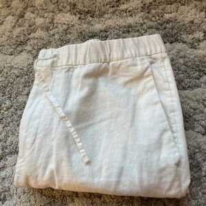 H&M Cream Elastic Waist Pants